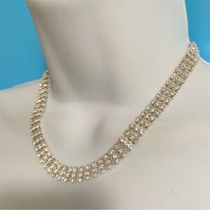 Stunning NAPIER Rhinestone Choker New On Tag